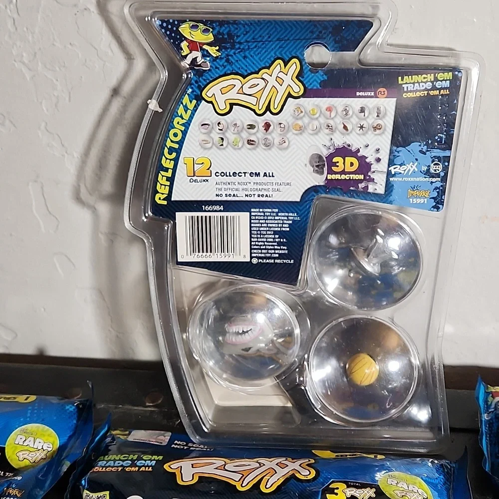 1 Pack Roxx Reflectorzz 12 3 Pk Mystery Stealth Power Paxx Series 1 Pack sealed